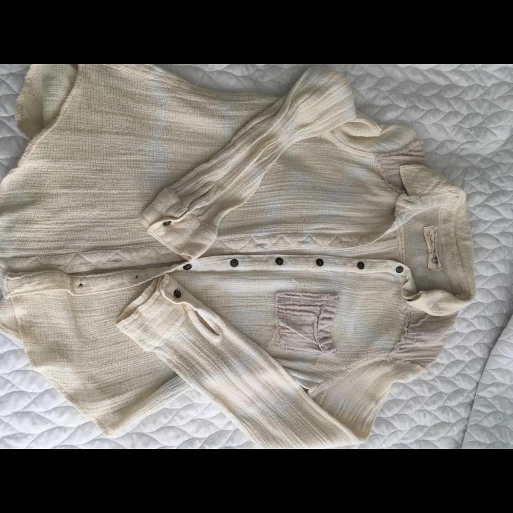 Free People button down